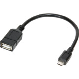LogiLink Cble USB, micro USB mle - usb femelle