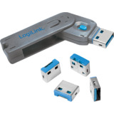 LogiLink verrou de scurit USB, 1 cl / 4 verrous