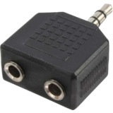 LogiLink adaptateur audio, jack mle 3,5mm - 2x jack femelle