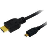 LogiLink Câble HDMI, a mâle - micro D mâle, 1 m