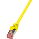 LogiLink Cble patch, Cat. 6, S/FTP, 0,25m, jaune