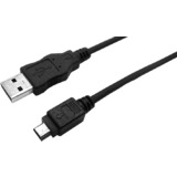 LogiLink Cble de connexion usb 2.0, usb-a - mini USB-A mle