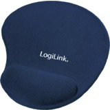LogiLink repose-poignet à gel avec tapis de souris, bleu