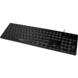 LogiLink clavier avec rtroclairage, avec fil, noir