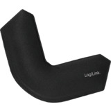 LogiLink coussin repose-poignet 3-en-1 avec gel, noir