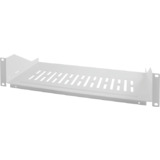 LogiLink Etagre 19", 2 U, montage fixe, (P)250 mm, gris