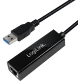LogiLink adaptateur USB 3.0 vers Gigabit Ethernet, noir