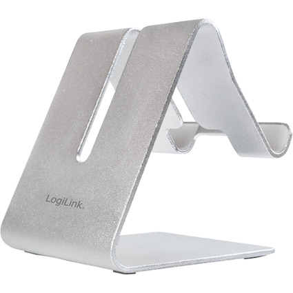 LogiLink Support pour smartphone & tablette PC, en aluminium