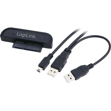 LogiLink Cble adaptateur USB 2.0 - SATA, USB A mle - SATA