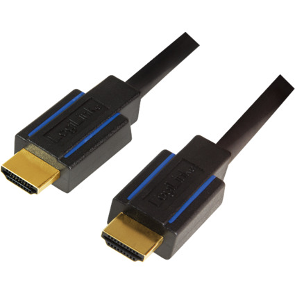 LogiLink Cble HDMI Premium pour Ultra HD, 3,0 m, noir
