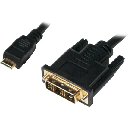 LogiLink Câble de connexion mini HDMI, mini HDMI - DVI-D