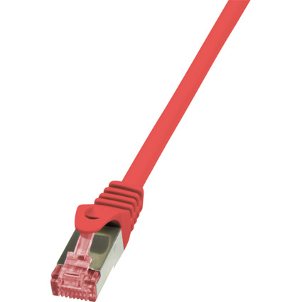 LogiLink Cble patch, Cat. 6, S/FTP, 1 m, rouge