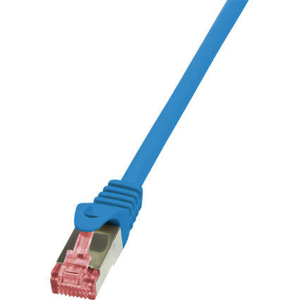 LogiLink Cble patch, Cat. 6, S/FTP, 7,5 m, bleu