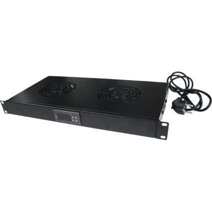 LogiLink Unit de ventilation 19", 1 U, 2 x 120 m