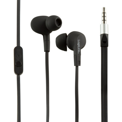 Logilink Ecouteurs In-Ear, impermable, noir