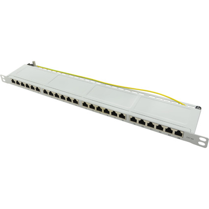 LogiLink Panneau de brassage 19" Cat.6A, 24 ports, 0,5 U