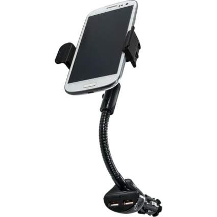 LogiLink Chargeur allume-cigare & support pour smartphone