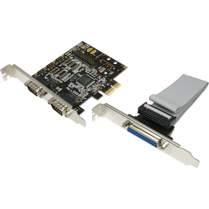 LogiLink Carte PCI-Express srie/parallle