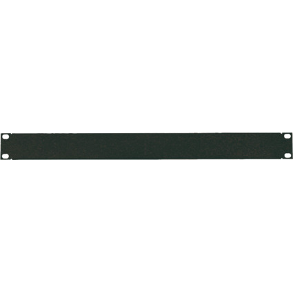 LogiLink Plaque obturatrice 19", 1 U, noir (RAL9005)