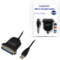 LogiLink Cble d'imprimante USB 1.1, centronics, longueur