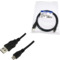 LogiLink Cble USB 2.0, USB-A - micro USB-B mle, 1,8 m