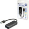 LogiLink Adaptateur USB 3.0 vers Gigabit Ethernet, noir