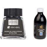 LEFRANC bourgeois Encre de Chine Nan-King, 14 ml, noir