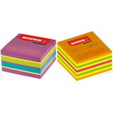 Kores bloc-note cube "Spring", 75 x 75 mm, 4 couleurs