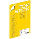 TOP stick Etiquette cd Maxi, diamtre: 117 mm, blanc