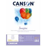 CANSON bloc  dessin Imagine, format A2, 200 g/m2