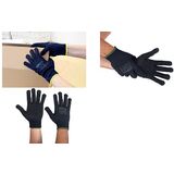 HYGOSTAR gant antidrapant "PEARL", S, bleu