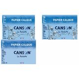 CANSON papier calque satin, A3, 70 g/m2