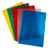 proOFFICE pochette transparente, A4, PP, granuleux, bleu