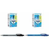 Paper:Mate stylo  bille FlexGrip Ultra, value pack, bleu