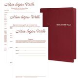 RNK verlag Mappe "Mein letzter Wille" fr 1 Person