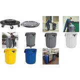 Rubbermaid couvercle pour collecteur BRUTE, gris