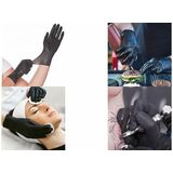 HYGOSTAR gants latex "DIABLO", L, noir