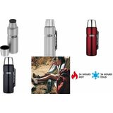 THERMOS bouteille isotherme stainless KING, 1,2 L, rouge