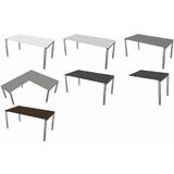 kerkmann table annexe form 5, support 4 pieds, anthracite