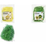 folia herbe de décoration/herbe de Paques, 30 g, jaune