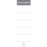 EXACOMPTA etiquette de dos de classeur, 28 x 185 mm, blanc
