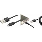 ANSMANN Câble de données & de charge, usb-a - micro USB-B