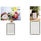 Securit porte-menu CRYSTAL, A4, pour 4 feuilles