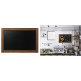 Bi-Office tableau noir, rustique, 1.000 x 700 mm, marron