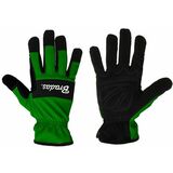 Bradas gants de travail verde, noir/vert, L