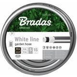 Bradas tuyau d'arrosage white LINE, 1/2", argent/blanc, 20 m