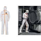 uvex combinaison de protection jetable 4B, 3XL, blanc/orange
