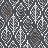 PAPSTAR serviette  motif "Leafy", 330 x 330 mm, gris fonc
