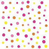 PAPSTAR serviette  motif "Colorful Dots", 330x330 mm, rose