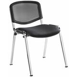 SODEMATUB chaise de runion "Iso-Confort", noir / chrome